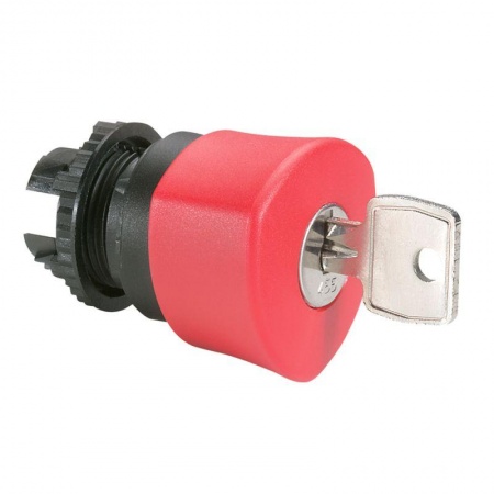 Кнопка d40мм грибок с ключом №455 IP65 Osmoz красн. Leg 023891 206886