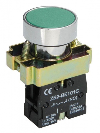 Кнопка LAY5-BA31 без подсветки зел. 1з ИЭК BBT60-BA-K06 201330