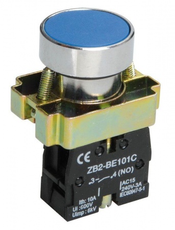 Кнопка LAY5-BA61 без подсветки син. 1з ИЭК BBT60-BA-K07 1036160