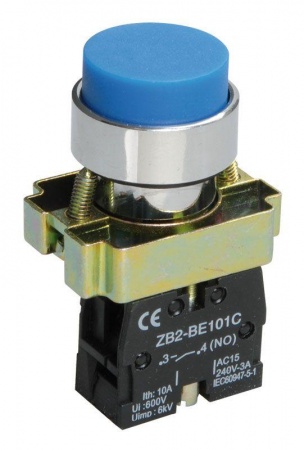 Кнопка LAY5-BL61 без подсветки син. 1з ИЭК BBT70-BL-K07 245654