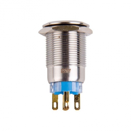 Кнопка антивандальная d19 250В Б/Фикс (5с) (ON)-OFF/(OFF)-ON красн. (A19-C1) Rexant 36-3450 499782