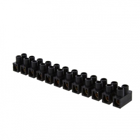 Колодка клеммная 4мм 3А полистирол черн. EKF plc-KK-4-3-ps-b 487153