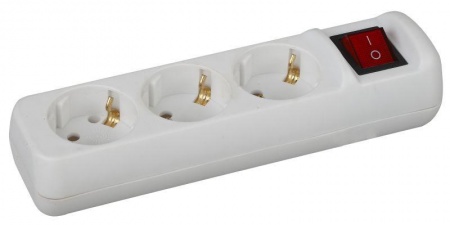 Колодка удлинителя KX-3es 3-м с зазeмл. выкл. ЭРА Б0028342 1232242