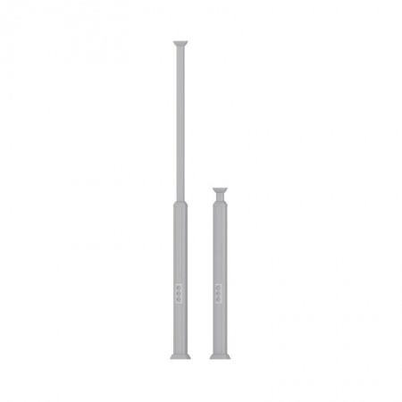 Колонна 1.5-3м алюм. телескоп. серый металлик RAL 9006 ДКС 09584 1129663