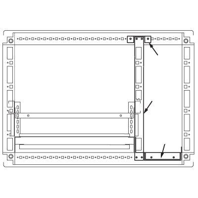 Комплект для созд. кабельного отсека для шкафов CQE 1800х800 ДКС R5PFI1880 1000639