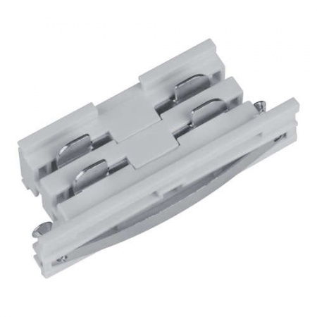Коннектор для трековых светильников UBX-A11 SILVER 1 POLYBAG серебр. Uniel 09743 405035