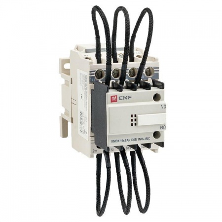 Контактор для конденсатора КМЭК 16квар 230В 2NО+1NC PROxima EKF ctrk-s-32-16-230 1224491