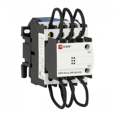 Контактор для конденсатора КМЭК 50квар 230В 2NО+1NC PROxima EKF ctrk-s-110-50-230 1224499
