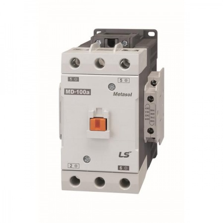 Контактор постоянного тока 2-полюсный MD-100a 24В DC Screw 2a2b LSIS 1395001800 1207557