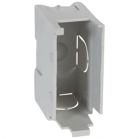 Коробка Batibox 1мод. мет. рамка Leg 080010 1012041
