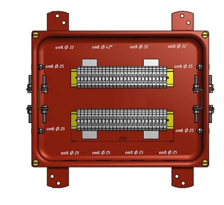 Коробка КС-30 УХЛ1.5 IP43 метал. заглушки ЗЭТА zeta30355 367352