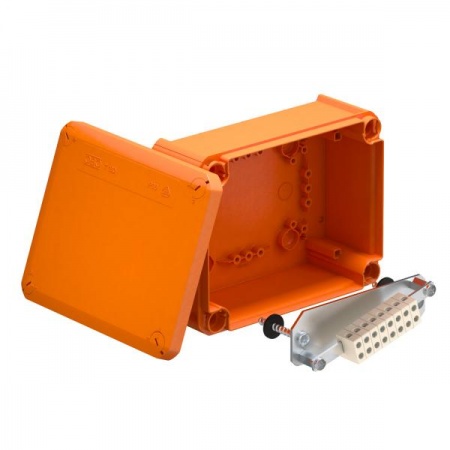 Коробка распр. огнестойкая 190х150х77мм IP65 T 100 E 4-8D оранж. OBO 7205520 309243