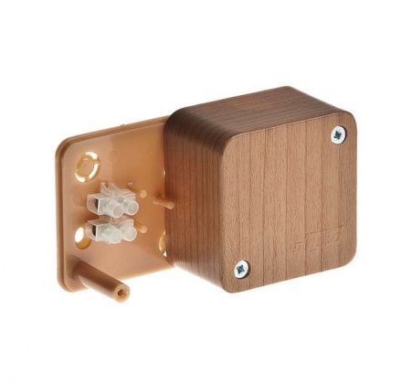 Коробка распр. ОП 55х55х32 дуб (темн. основа) IP40 Рувинил 65002-08М 274525