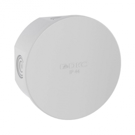 Коробка распр. ОП 80х40 (4 каб.ввод.) IP44 (розн. уп.20шт) ДКС 53600R 1008713