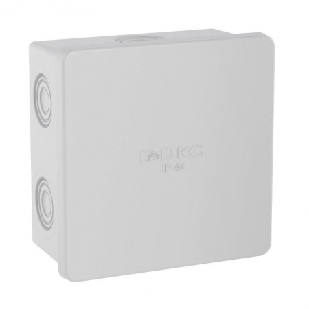 Коробка распр. ОП 80х80х40 (6 каб.ввод.) IP44 (розн. уп.20шт) ДКС 53700R 1008714