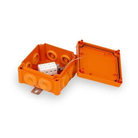 Коробка распред. огнестойкая 100х100мм PP 4х1.5-6кв.мм E90 ENSTO FPT1010PP46 441745