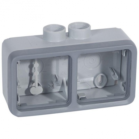 Коробка с каб. вводом PLEXO PG 2п. горизонт. Leg 069674 1011971
