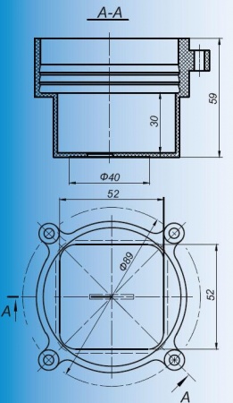 Коробка установочная Л 250 Михнево 019033 158999