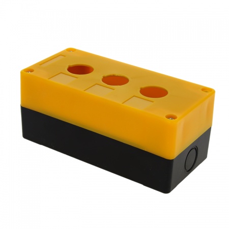 Корпус КП103 3 кнопки пластик. жел. EKF cpb-103-o 311039