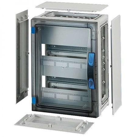 Корпус пластиковый 186х276х186 N+PE ручное запирание сер. с прозр. дверью FP 1217 HENSEL 68000144 402382