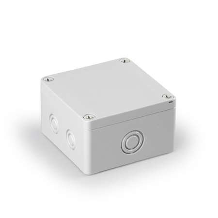 Корпус пластиковый Cubo S 100х100х60мм поликарбонат от -40 до +80град.С пробив. отверст. IP66/67 сер. ENSTO SPCM101006G 455393