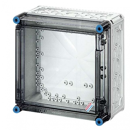 Корпус пластиковый Mi 300х300х182 IP65 MI0220 прозр. крышка HENSEL 2000061 308382