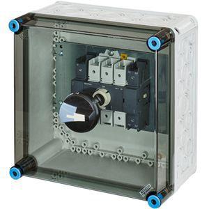 Корпус пластиковый Mi 300х300х216 с выкл. нагрузки IP65 сер. с прозр. крышкой Mi 7214 HENSEL 20001130 402548