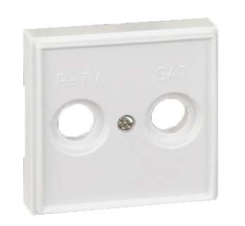 Крышка для розетки R-TV/SAT (ТВ/Спутник) Simon27 Scudo бел. 2705097-030 389584