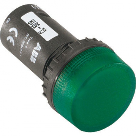 Лампа CL-523G со встроен. светодиодом зел. ABB 1SFA619402R5232 56391
