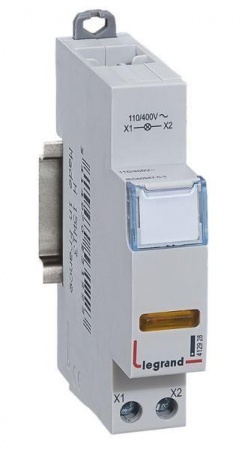 Лампа индикации 1мод. 110/400В CX3 1хLED жел. Leg 412928 406980