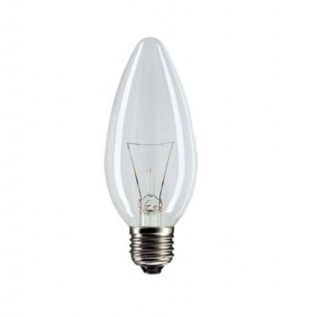 Лампа накаливания Stan 40Вт E27 230В B35 CL 1CT/10X10 Philips 921492044218 / 871150005669650 53107