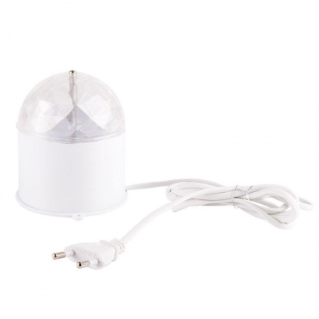 Лампа светодиодная "Диско" 3LED RGB 6Вт шар 220В многоцв. IP20 Neon-Night 601-252 305405