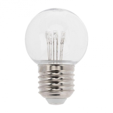 Лампа светодиодная d-45 6LED 1Вт шар тепл. бел. E27 220В Neon-Night 405-125 407157