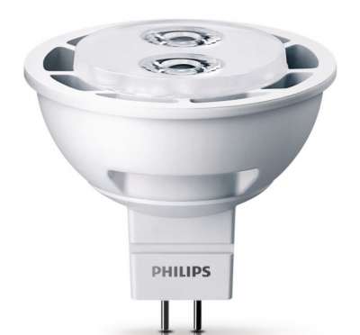 Лампа светодиодная LED 4Вт 20Вт GU5.3 WW 12В MR16 36D блист. PHILIPS 871829119280000 248111