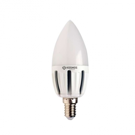 Лампа светодиодная LED KOSMOS premium 5Вт Свеча E14 230В 4500К Космос KLED5wCN230vE1445 260621