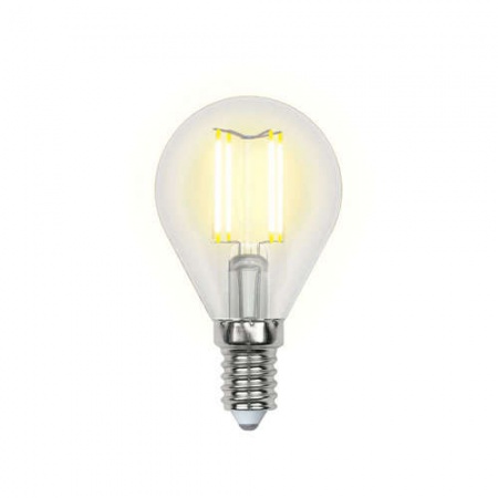 Лампа светодиодная LED-G45-6Вт WW E14 CL PLS02WH картон Uniel UL-00000197 415776