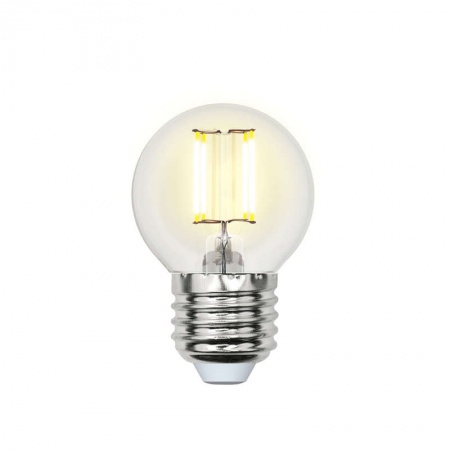 Лампа светодиодная LED-G45-6Вт/NW/E27/CL PLS02WH картон Uniel UL-00001370 442922
