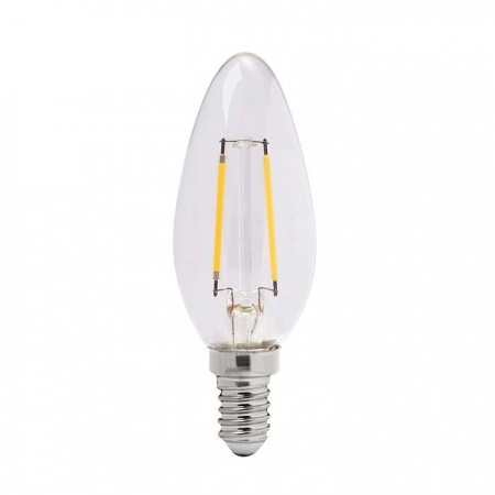 Лампа светодиодная PLED-OMNI-C37 4Вт свеча 2700К тепл. бел. E14 360лм JazzWay 4690601028006 301118