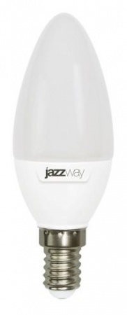 Лампа светодиодная PLED-SP C37 9Вт свеча 5000К холод. бел. E14 820лм 230В JazzWay 4897062859488 423594