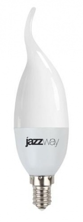 Лампа светодиодная PLED-SP CA37 9Вт свеча 5000К холод. бел. E14 820лм 230В JazzWay 4897062859549 423596