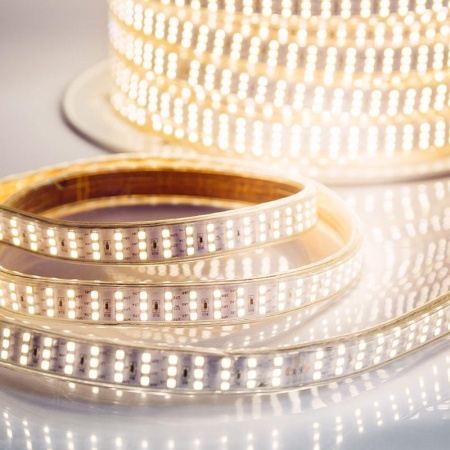 Лента светодиодная SMD2835 7.5x20мм 276LED/м 220В IP67 тепл. бел. (уп.50м) Neon-Night 142-204 1250800