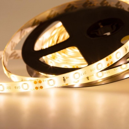 Лента светодиодная SMD3528 4.8Вт/м 60LED/м 12В IP65 тепло-бел. (уп.5м) NEON-NIGHT 141-356 452021