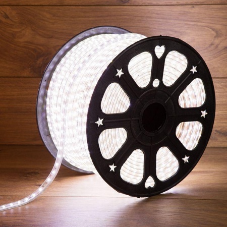 Лента светодиодная SMD5730 6.5x13мм 60LED/м 220В IP67 бел. (уп.100м) Neon-Night 142-701 1250791