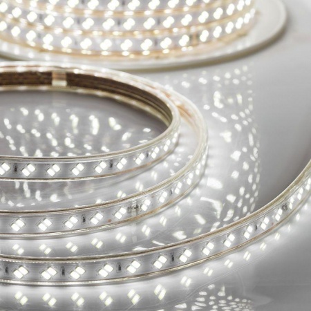 Лента светодиодная SMD5730 6.5x17мм 120LED/м 220В IP67 бел. (уп.100м) Neon-Night 142-703 1250796