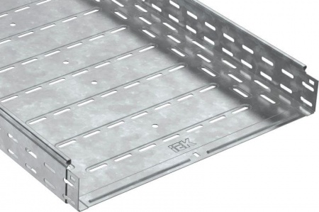 Лоток перфорированный 80х400 L3000 HDZ (дл.3м) ИЭК CLP10-080-400-3-M-HDZ 386655