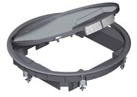 Лючок универс. 12хModul45 полиамид GESR9 U 1019 беж. OBO 7405536 1137336