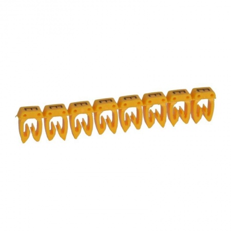 Маркер каб. 0.15-0.5кв.мм CAB3 "E" черн. на жел. фоне (уп.300шт) Leg 038114 1017456