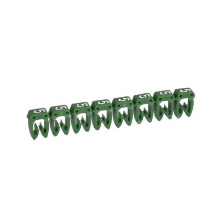 Маркер каб. 1.5-2.5кв.мм CAB3 "5" зел. (уп.1200шт) Leg 038225 97851