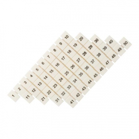 Маркеры для JXB-ST 2.5 с нумерацией 1-50 (уп.10шт) PROxima EKF zb-st-2.5-1-50 1248374