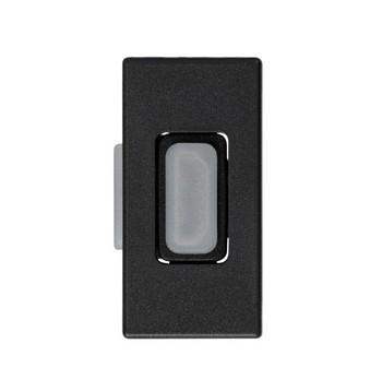 Механизм розетки HDMI Simon27 узкий (мама-мама) графит Simon 2701094-038 405852